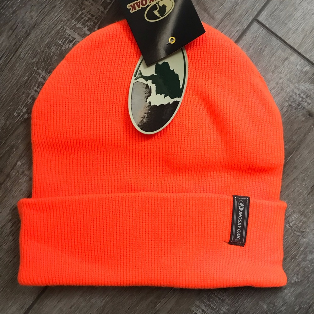 NWT Mossy Oak Blaze Orange Hat